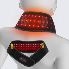 850&660nm Red Infrared Light Therapy Wrap Neck Pad for Pain Relief Muscles Relax
