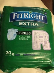 MIDLINE FITRIGHT EXTRA DISPOSABLE BRIEFS 44″-50″ 40 BRIEFS DISPOSABLE