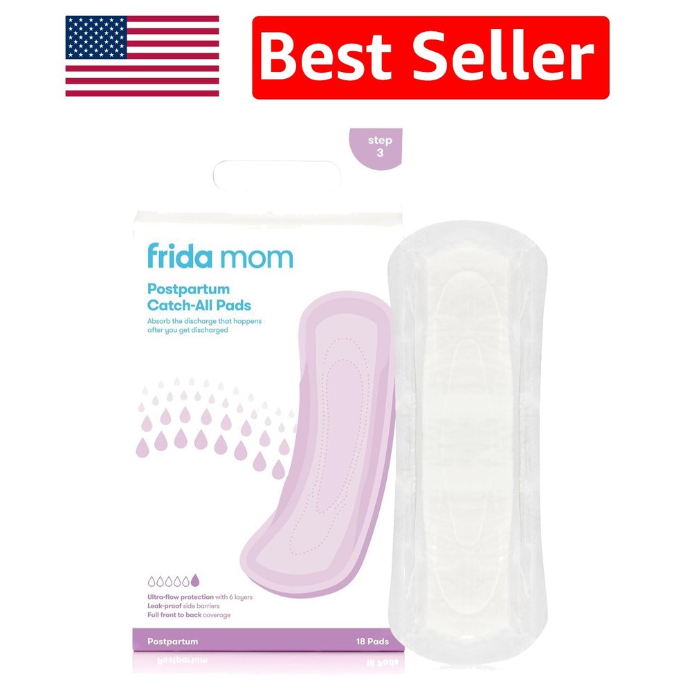Soft Touch 6-Layer Leak-Proof Maxi Pads – Essential Postpartum Care 18 Count