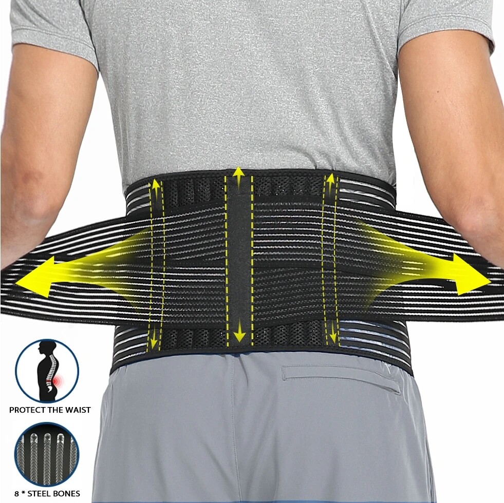 Fajas Para HombreS De Trabajo Que Trabajan Apoyando Espalda Baja Ajustable Strap