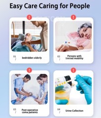 Urinary Drainage Bag with Anti-Reflux Chamber for Home and Hospitals Health Aids