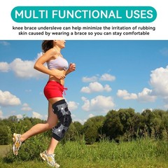 Knee Brace Undersleeve Size L – Durable Skin Protection for Active Lifestyles