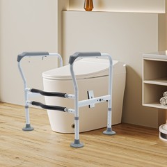 Toilet Safety Rails Toilet Handles for Elderly Handicap Toilet Frame Grab Bar