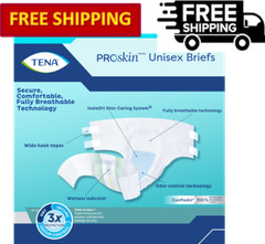 Tena ProSkin Unisex Incontinence Briefs, Super Maximum Absorbency, M/L/XL