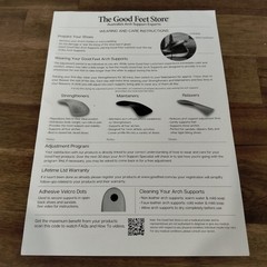 The Good Feet Store 3 Step Strengthener W462 Maintainer 7/362 Relaxer 32.5/262