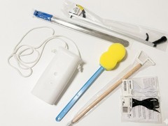 New Hip Replacement Recovery Kit 32” Reacher Sock Aid Bath Sponge Mobility Aid