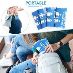 DIBBATU Disposable Urine Bag 800ML – Emergency Portable Urinal 12/24 Pack