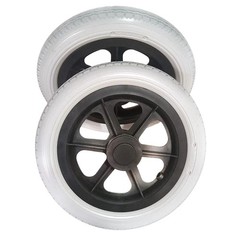2X Wheelchair 12 inch Rear Wheel 12 1/2 x 2 1/4 Replacement Solid Urethane