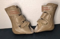 Pair Leather Brace Orthosis Orthopedic Boot By Redline PLS Made In USA