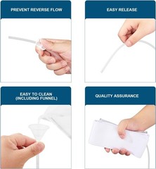 Urine Test Complete Kit，with Funnel, Temperature Strip， Lining Sample Bag, Urine