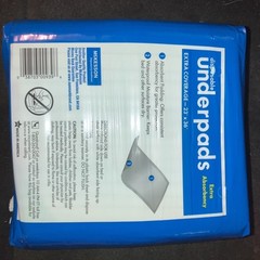 Entrust Plus Bladder disposable underpads extra Absorbency 18 Ct 23″x36″ Sunmark