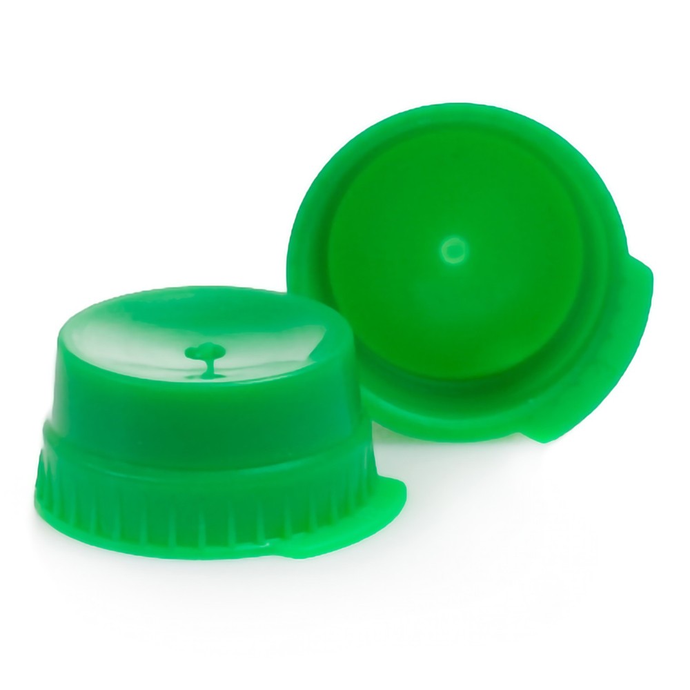 McKesson Tube Closure Snap Cap Green Polyethylene 177-113148G 1000 per Bag
