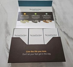 The Good Feet Store 3-Step System Insoles & 3 Packs of New Athletic Cushions