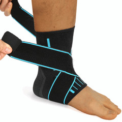 Ankle Brace Support Compression Sleeve Sprained Foot Tendon Pain Relief Wrap US