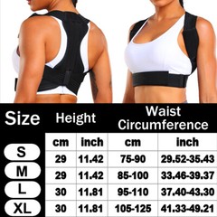 Shoulder Posture Correction Adjustable for Low Back Support Brace Band Men Women
