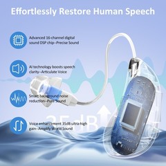 Wlu Hearing Aids Rechargeable Hearing Aids For Seniors Moderate Hearing Loss