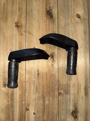 Pair Quickie QM-710, 715, 720 Bolt On Push Handles Power Wheelchair