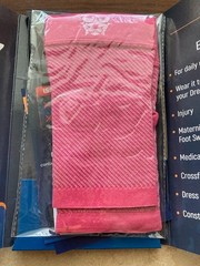 Ankle Support COMPRESSION Bitly Plantar Fasciitis Socks Premium NIB, Red, Black