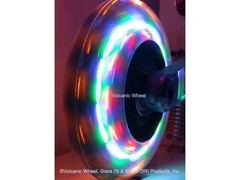 Four Color Lighted Wheelchair 4″x1″ Front Caster Pair for Quickie Tilite W26
