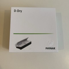 Phonak D-Dry Hearing Aid Sanitizer Dryer Dehumidifier w/ Power Adapter Tested