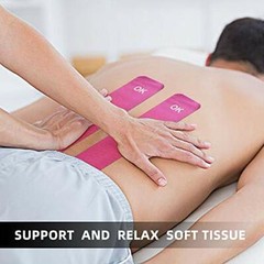 Kinesiology Tape Latex Free Athletic Tape Support Stabilizes Knee Joints 2″x16ft
