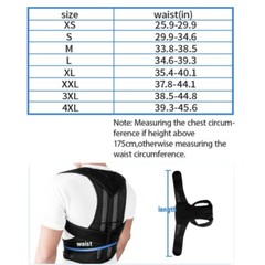 Adjustable Back Support Posture Safety Brace Shoulder Belt Vest Strap Men Women