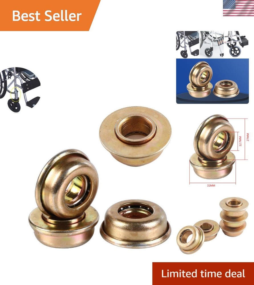 4 Pack Wheelchair Fork Bearing Replacement Bearings for Wheel Front Fork Driv…