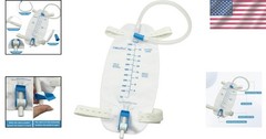 1000 mL Leg Urinary Drainage Bag with Adjustable Bands for Comfort and Safety