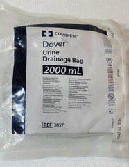 Dover Urine DRAINAGE BAG 2000 ML – COVIDIEN 3057 SEALED