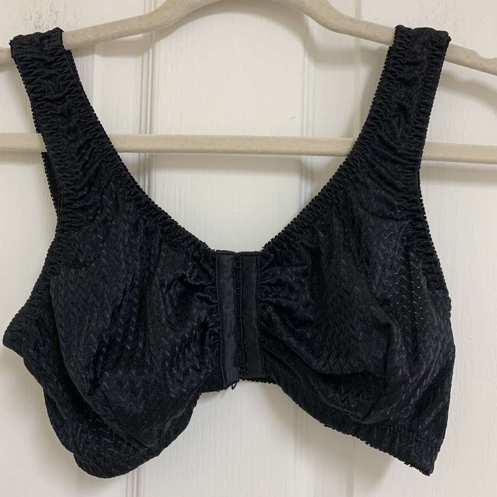 ClearPoint Medical Compression Post Surgical Recovery Bra Sz 38 In Black