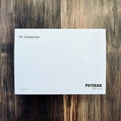 Phonak TV Connector V2 Wirelessly Stream Audio Directly to Hearing Aids Open Box