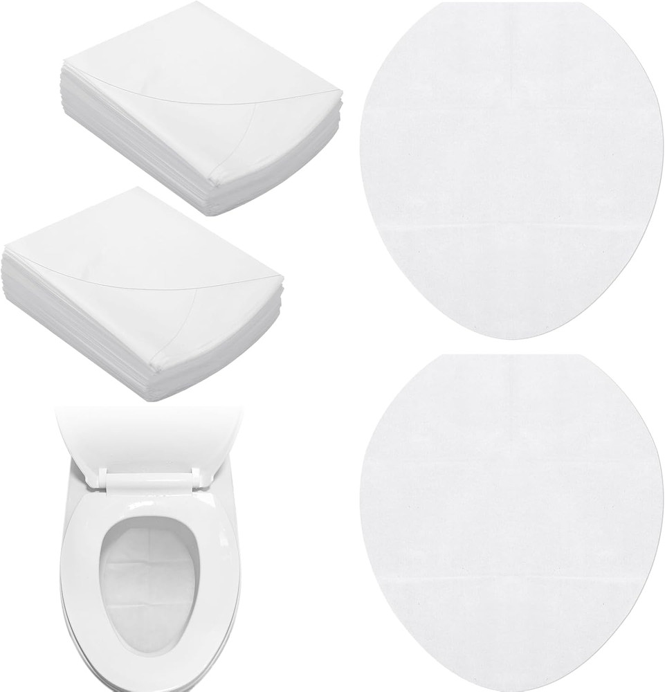 200 Pcs Disposable Toilet Bowl Liners Hygienic Rv Toilet Liners, Camping-Inspire