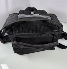 O2Totes Rhythm P2 Black Backpack Travel Bag with Padded Straps & Accessory Space
