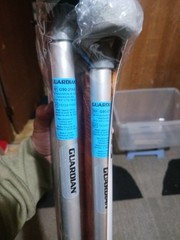 1 Pair Guardian tall 5.6 – 6.6 Aluminum Push-Button Crutches, Adult Tall.