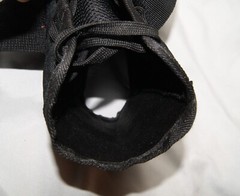 bodyprox ankle brace medium black hook and loop closure wrap under straps