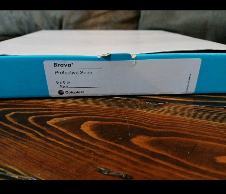 Coloplast Brava 032155 Protective Sheets, 6×6 Inches, 5-Pack, Open Box
