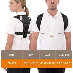 Posture Corrector for and Men, Adjustable Back Brace , Upper Back Brace Shoul…
