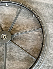 22″ Wheelchair Tires Rims Rear Wheels 1 1/4″