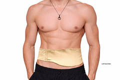 Beige Light Weight Stoma Belt-Colostomy Belt-Ostomy Belt-Illeostomy Support Belt