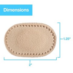 ZenToes Bunion Protector Cushions Water-Resistant Self Stick 100% Cotton Pads
