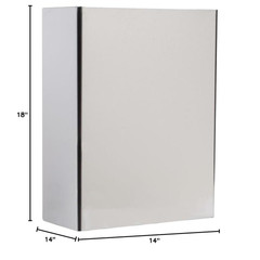 Stainless Steel 6.4 Gallon Trash Can with 36″ Grab Bar Bundle