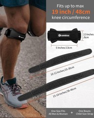 2 Pack Adjustable Patella Tendon Knee Straps – Pain Relief for Active Lifestyles