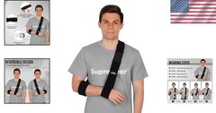 Shoulder Immobilizer for Elbow Injury – Adjustable Arm Strap%
