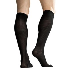 Cotton Compression Socks 15-20mmHg Knee High for Men & Women – 4/6 Pairs for Tra