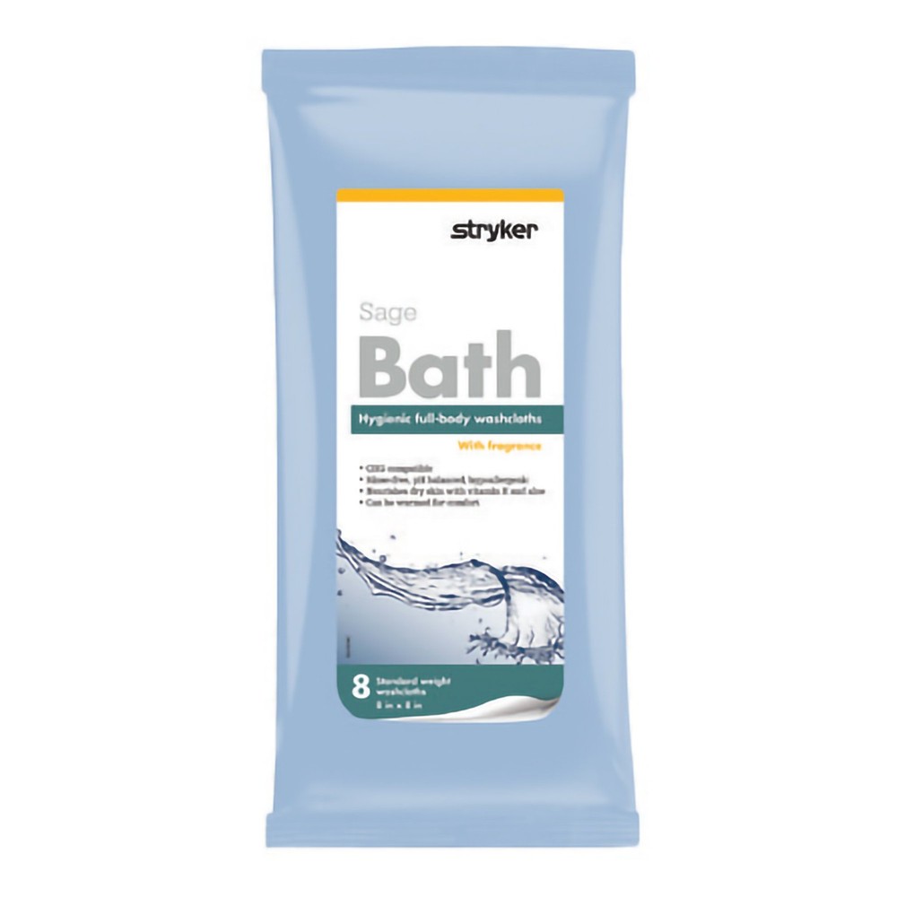Sage Comfort Bath® Rinse-Free Bath Wipe, Unscented