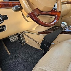 A permanent,safe install car hand control. Disabled/Handicapped – SCI, H quality