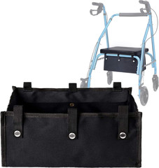 Large Rollator Walker Basket, Under Seat Rollator Bag, Walker Basket for Four Wh