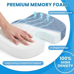 Non-Slip XX-Large Memory Foam Butt Pillow for Ultimate Back & Tailbone Comfort
