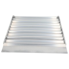 5.84″H 700lbs Capacity Threshold Ramp Bridge Portable Aluminum Angled Entry