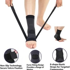 Ankle Brace Support Compression Sleeve Foot Tendon Plantar Fasciitis-Pain Relief